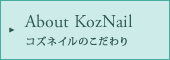 コズネイルのこだわり